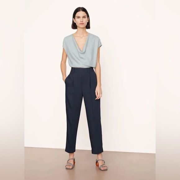 VINCE Mid-Rise Tapered Pull-On Pant - Picture 3 of 15